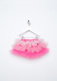 TC1867T 3 PC Set Short Sleeve Tee & Tiered Classic Tutu Skirt & Printed Leggings