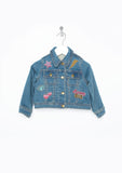 TC1890 Patched Denim Jacket