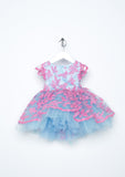 TC1960 Embroidered Lace High/Low Romantic Tutu Dress