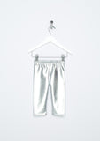 TC2159 3PC Set French Terry Raglan Sleeve Sweatshirt, Short Romantic Tutu Skirt & Metallic Foil Leggings