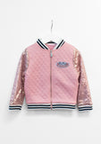 TC2099 Novelty Quilt & Sequin Bomber