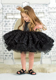 TC3480 Satin & Ditzy Sequin Romantic Tutu Dress