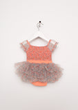TC3541 Off the Shoulder Dress w/ Ruffle Leggings