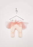 TC 3431 3PC Set Flutter Sleeve Bodysuit w/ Tutu Legging