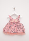 TC3350 Printed Cotton Sateen Romantic Casual Tutu Dress with Diaper Cover