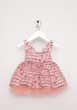 TC3350 Printed Cotton Sateen Romantic Casual Tutu Dress with Diaper Cover