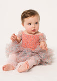 TC3541 Off the Shoulder Dress w/ Ruffle Leggings
