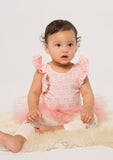 TC 3431 3PC Set Flutter Sleeve Bodysuit w/ Tutu Legging