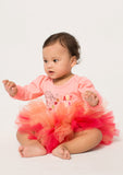 TC2651 3PC Set 2 L/S Bodysuit & Glitter Classic Tutu Skirt