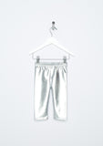 TC2159 3PC Set French Terry Raglan Sleeve Sweatshirt, Short Romantic Tutu Skirt & Metallic Foil Leggings