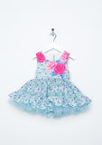 TC2530 Cotton and Lace Inset Petti Dress